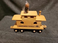 Montgomery Schoolhouse Vermont Handcrafted Wooden Large Cupola Caboose Train Car