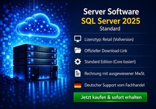 SQL Server 2025 Standard Produktschlüssel | 1 Aktivierung | Digitaler Download