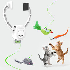 Interactive Cat Toys for Indoor Cats, Smart Interactive Hanging Cat Toy for Door