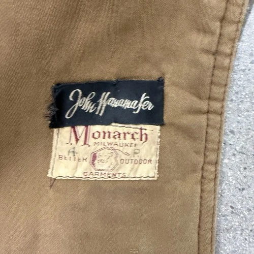 Vintage 40s Monarch Barnstormer Warm Belted Overcoat image 3