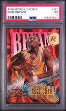 1996 SkyBox Z-Force Kobe Bryant #142 Rookie Card PSA 7
