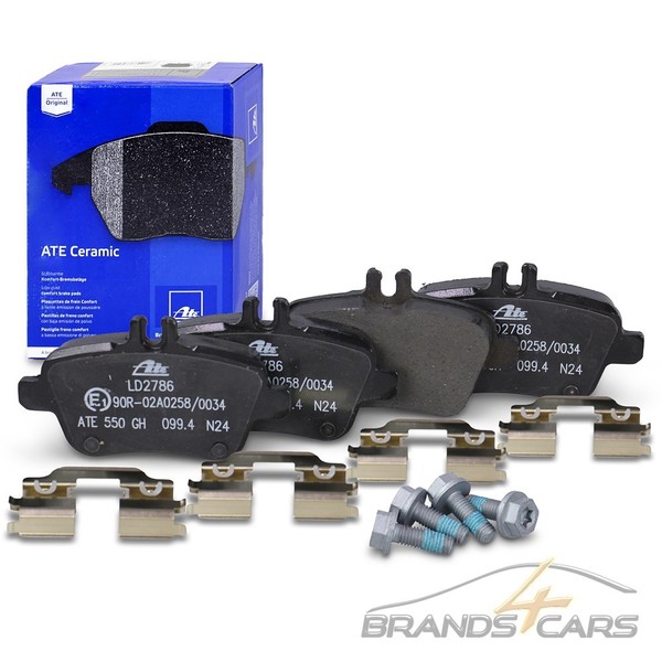 ATE Ceramic BremsbelÄGe Hinten FÜR Mercedes A-KLASSE W176 B-KLASSE W246 CLA GLA-image