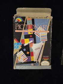 Pictionary NES Nintendo Complete w/ Manual CIB Tested