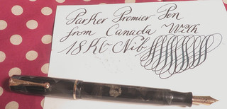Parker 18Knib premier canadian CLEAN pen