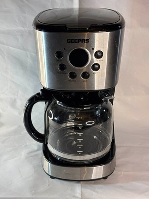 GEEPAS 1,5L Filterkaffeemaschine 900W programmierbare Tropfkaffeemaschine - funktionstüchtig