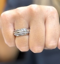 Piaget Possession Ehering aus Weißgold und Diamanten, Drehring