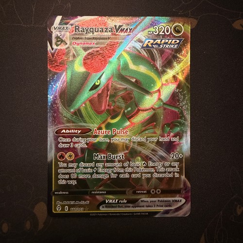 Rayquaza VMAX Holo SWSH07: Evolving Skies 111/203 NM