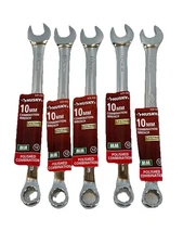 5 Pack of HUSKY 10 mm 12-Point Metric Full Polish Combination Wrench