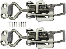Adjustable Buckle Cabinet Boxes Lever Handle Toggle Catch Latch Lock with Screws