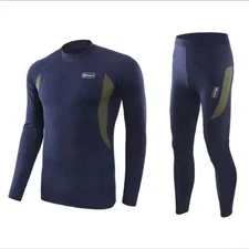 Thermal Underwear Set Long Johns Base Layer Winter Hunting Gear Sport Top Bottom