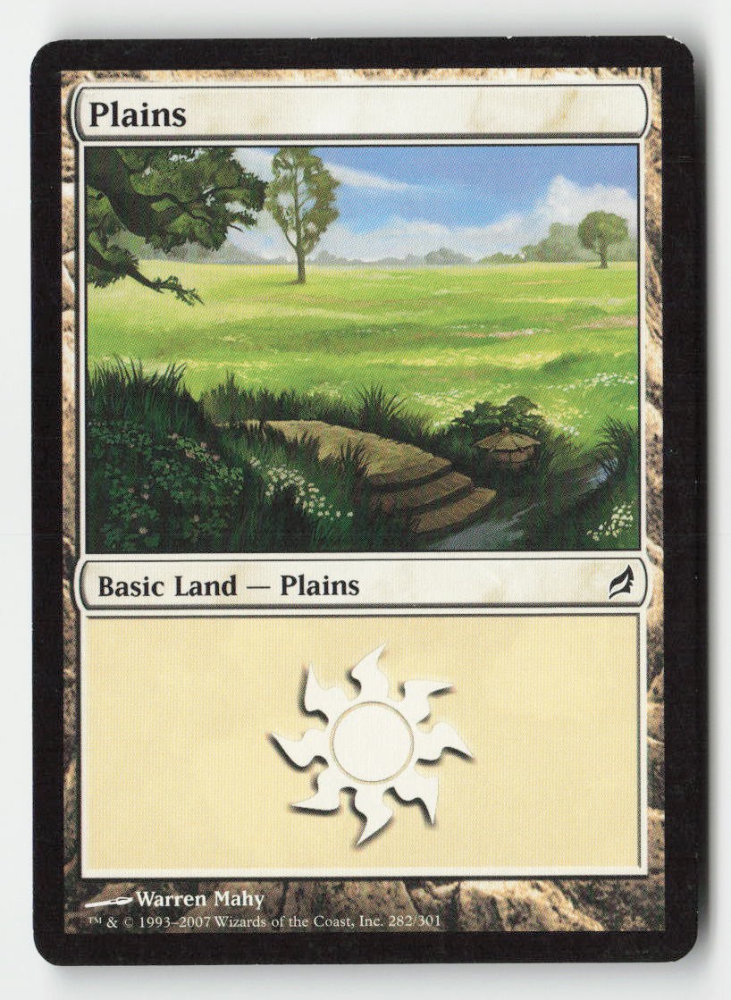 Plains (282) 282 Land Lorwyn Magic: The Gathering Near Mint