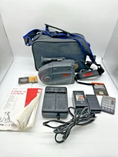 RCA VHS-C Recorder CC604 Small Wonder Playback WCase & Extra FOR PARTS OR REPAIR