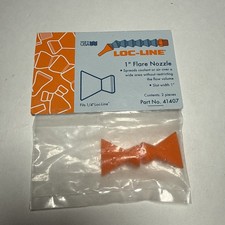 LOC LINE 41407 1" FLARE NOZZLE 2PC PACKM- NEW IN PACKAGE