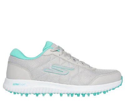 Skechers Women's Go Golf Max-Fairway 4 Gray/Turquoise Golf Shoes (123054/GYTQ)
