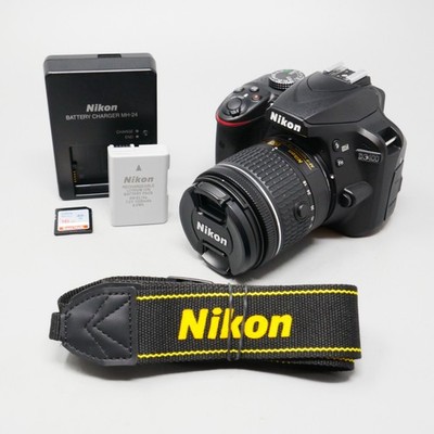 Nikon D D3400 24.2MP DSLR Camera (Kit w/ AF VR DX 18-55mm Lens) - 2,360 Clicks!