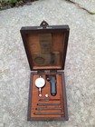 Teclock Dial Indicator Type AM-5 Measuring Gauge in Wooden Case LOOK!! — photo 1