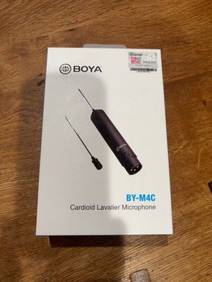 BOYA BY-M4C&M4OD Lavalier Microphone for Camera Camcorder ZOOM H4n H5 H6 TASCAM