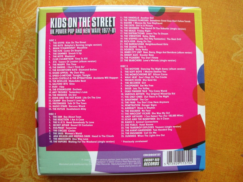 KIDS ON THE STREET/UK POWER POP NEW  WAVE 1977-81 (3-CD-Box) Booklet! W.NEU! - Bild 2 von 4