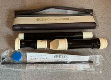 Zen-On Plastic Alto Recorder 1300B – ABS Resin, English/Baroque Fingering F-alto