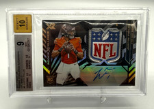 2021 Justin Fields RPA NFL Shield 1/1 Panini XR Rookie Card BGS 9, Auto 10