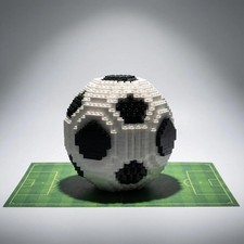 Soccer Building Micro Block Set, Micro Blocks Sports Football Kit, 865 Pieces