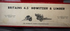 W Britains 4.5" Howitzer  Limber No. 2008 Orig Box circa 1948