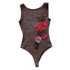 Embroidered Bodysuit - Size M