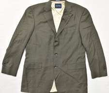 Nautica x Lord Taylor Men's 44L Blazer Sport Coat 100 Wool 3-Button Houndstoo