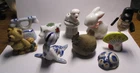 Estate! Collection bundle beautiful figures porcelain etc 9 x miniatures see photo