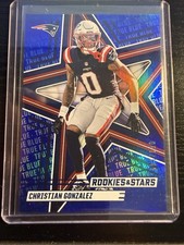 2025 Panini Rookies & Stars - Patriots - Christian Gonzalez - True Blue /149