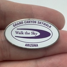 Rare Grand Canyon Skywalk Walk The Sky Arizona Lapel Pin Enamel Travel
