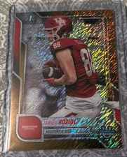 2025 Bowman U Chrom Tanner Koziol 154 Gold Shimmer /50