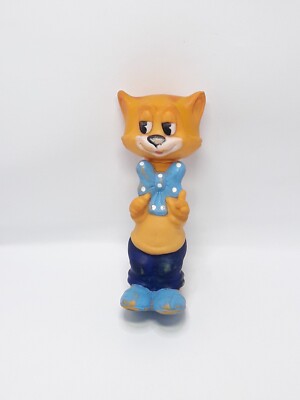 Soviet Rubber Toy Cat Leopold Cartoon USSR Kids Collectible Vintage Original Old
