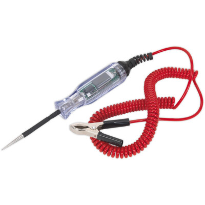 3 bis 48V integrierte Prüflampe / Voltmeter - LCD-Display - 3m Spiralkabel