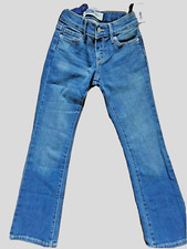 Old Navy GIRLS BOOT-CUT Jeans Adjustable Waistband Size 6