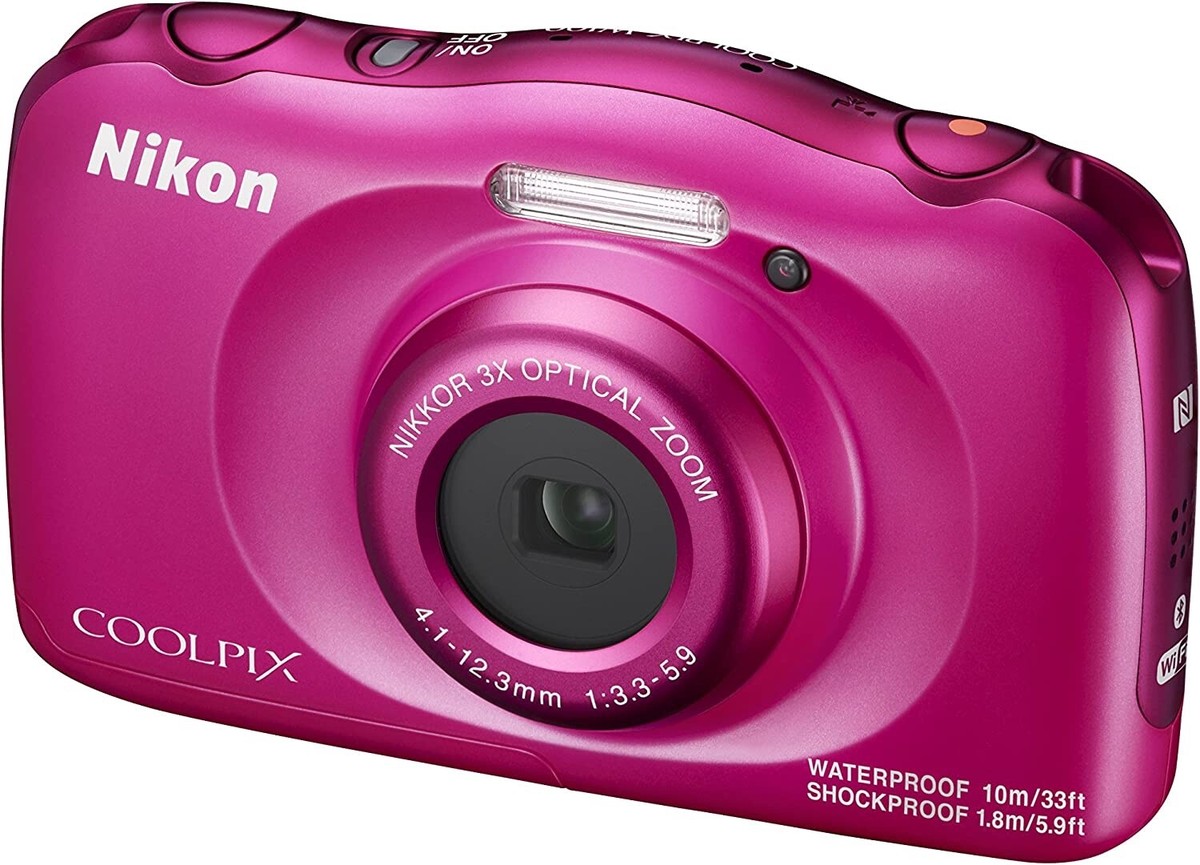 ピングーカメラ NEAR MINT] Nikon COOLPIX W100 Waterproof Coolpix Pink from