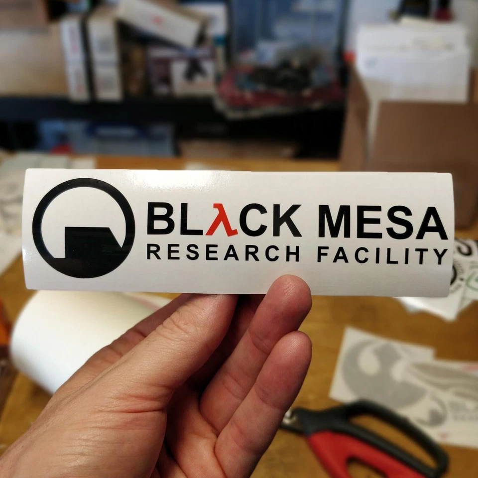 Black Mesa Vinyl Decal (Sticker, Car laptop window tumbler water bottle) video g - Image 2 of 4