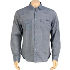 $77.99 HUF Grounds Shirt (light blue) HUFBU11GNDLTB