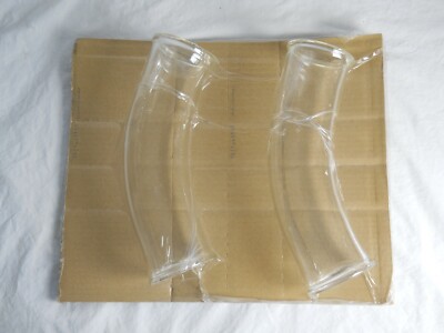 Schott Glass Drainline Fitting, Sweep, 3.0'' x 45 degree, 2 pieces in box. 