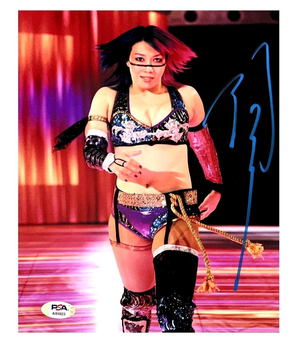 WWE ASUKA SIGNED 8X10 AUTOGRAPHED WRESTLING PHOTO WITH PROOF AND