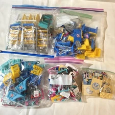 Huge Lot Of Zuru Mini Brands Mini Mart Toy Store Parts Basket Shelves Bags Carts