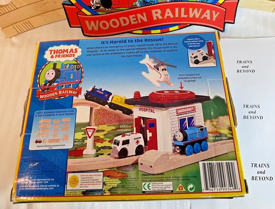 Rescue Hospital LC99349 Thomas & Friends Wooden Railway by Learning Curve - NIB - Image 3 of 4