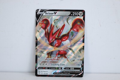 Pokemon TCG Scizor V Holo 118/189 2020