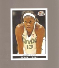 chandi jones  2006 wnba base card,houston,ncaa,minn lynx #24