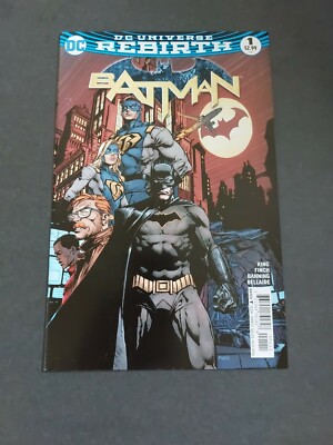 BATMAN 1 NM- 2016 TOM KING DAVID FINCH REBIRTH