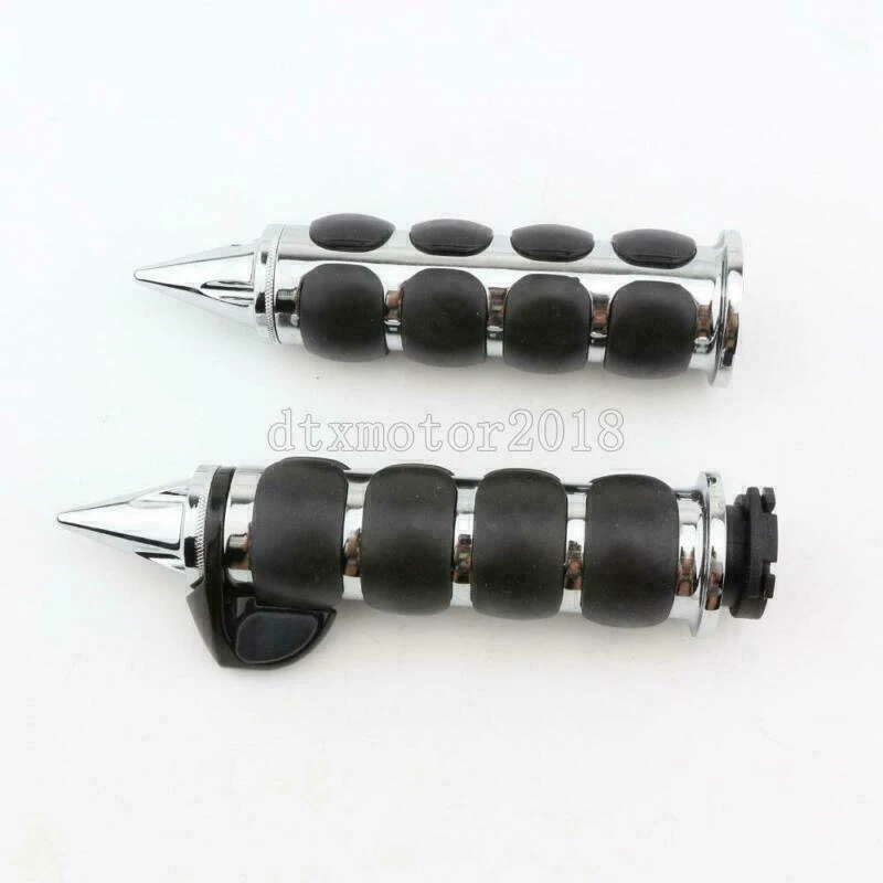 1" Motorcycle Hand Grips For Yamaha Raider S Road Royal V Star 650 950 - Image 4 of 4