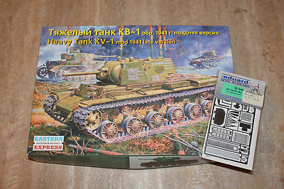 Eastern Express 35119 KV-1 mod 1941 late + Eduard 35344 Ätzteile 1:35 NEU OVP