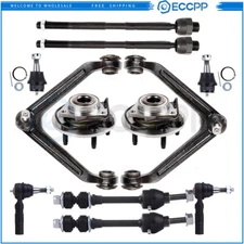 12Pieces Front Control Arm Ball Joint Tie Rod End For 2002-2005 Dodge Ram 1500