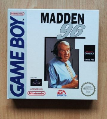 Madden 96 (Game Boy) mit OVP, Anleitung und Poster