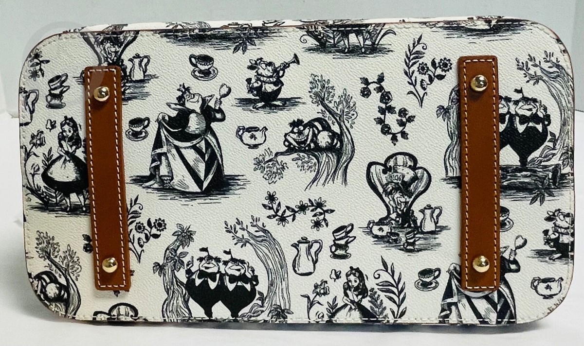 バッグ D.IANA Disney NWT*Disney*Alice in Wonderland*Dooney & Bourke* Zip Satchel